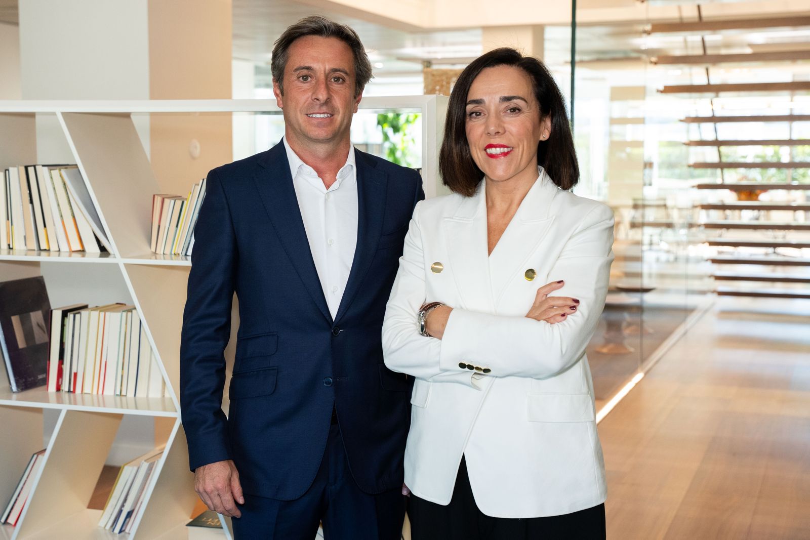 Ignacio García Cuenca of IGC Development with Begoña Crespo of CBRE